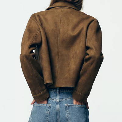 Briôt Cropped Wildleather Jacket