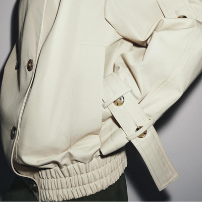 Briôt Fur Trenchcoat Bomber