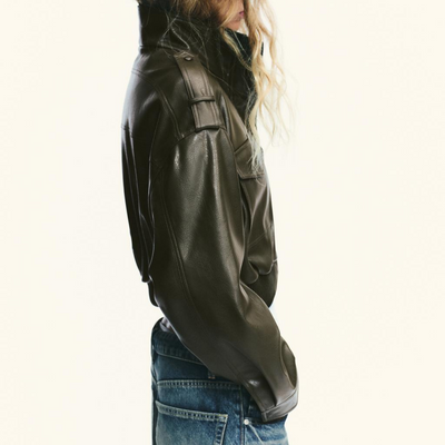 Briôt Cropped Leatherjacket