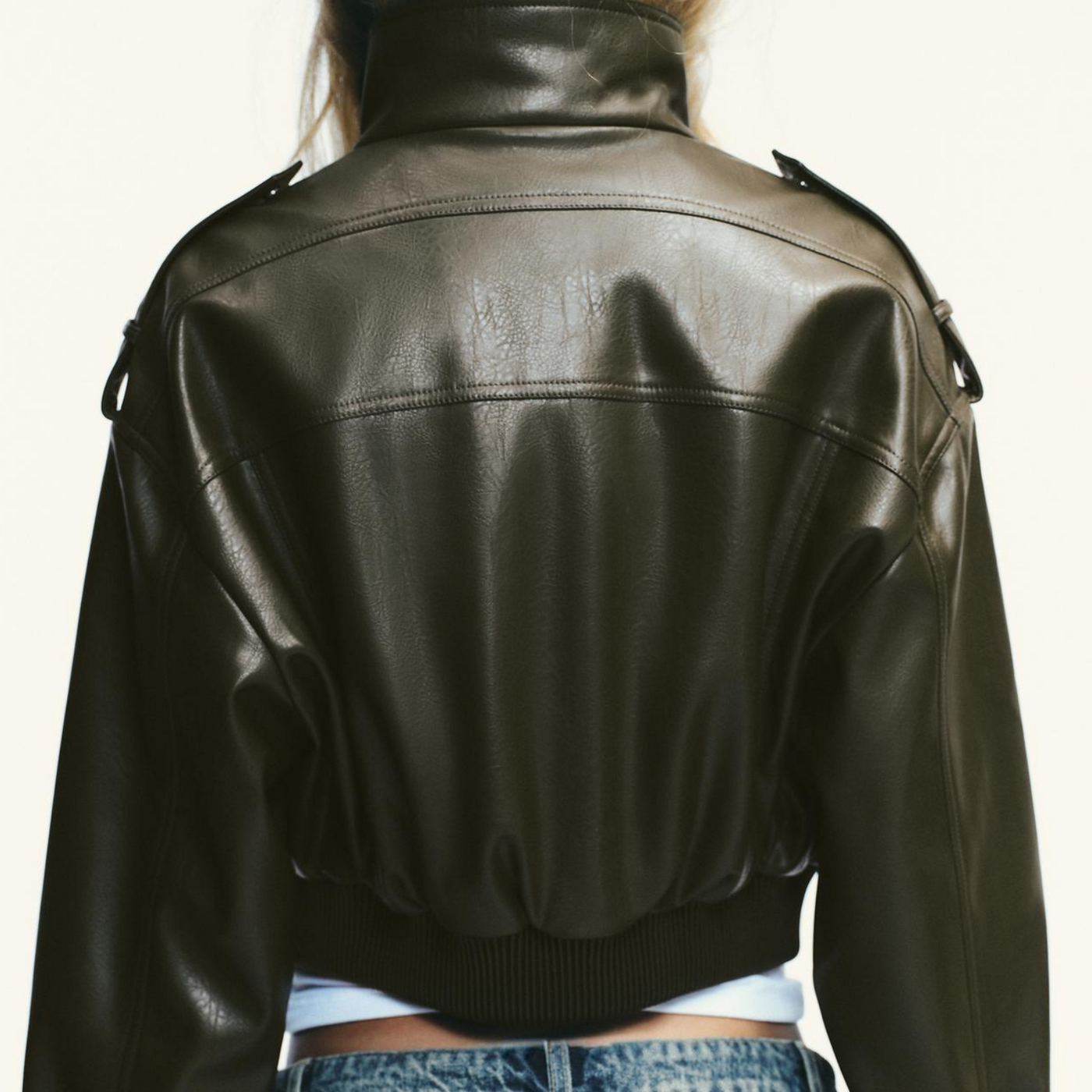 Briôt Cropped Leatherjacket