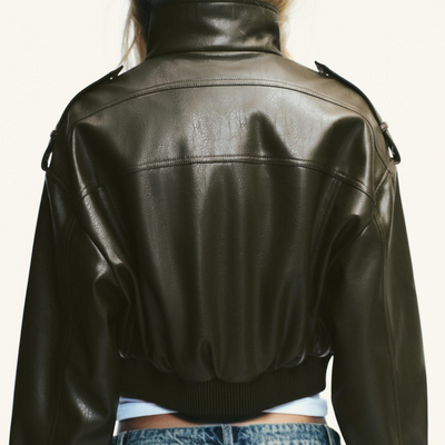 Briôt Cropped Leatherjacket