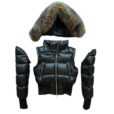 2000s Glossy Briôt Puffer