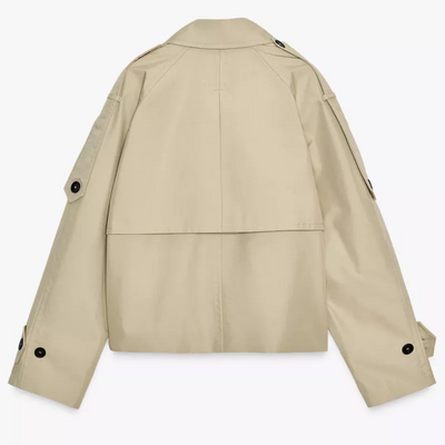 Briôt Cropped Trenchcoat