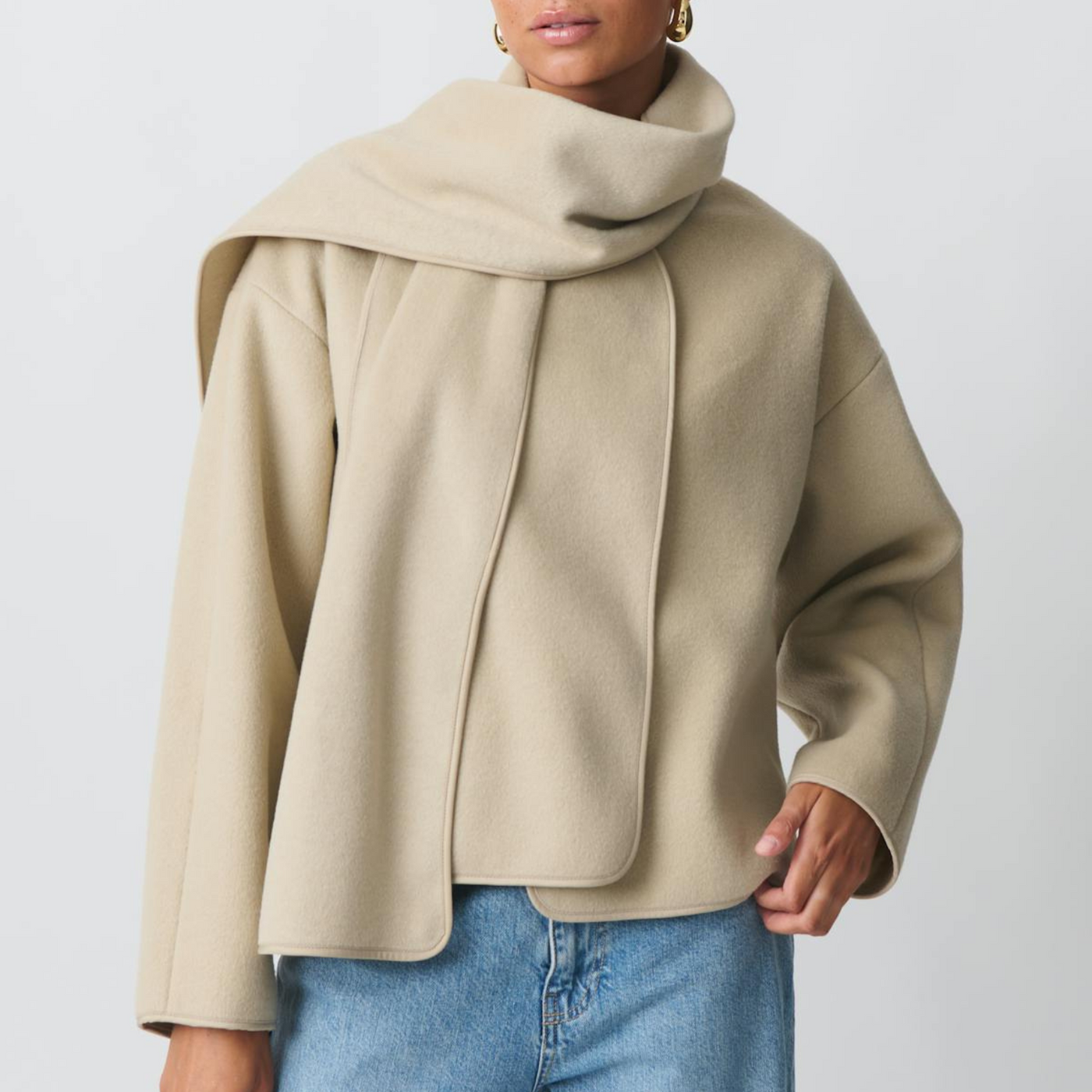 Briôt Scarf Coat